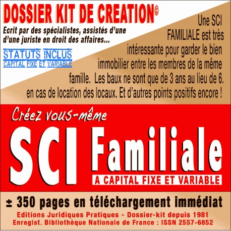 Créer une sci prix