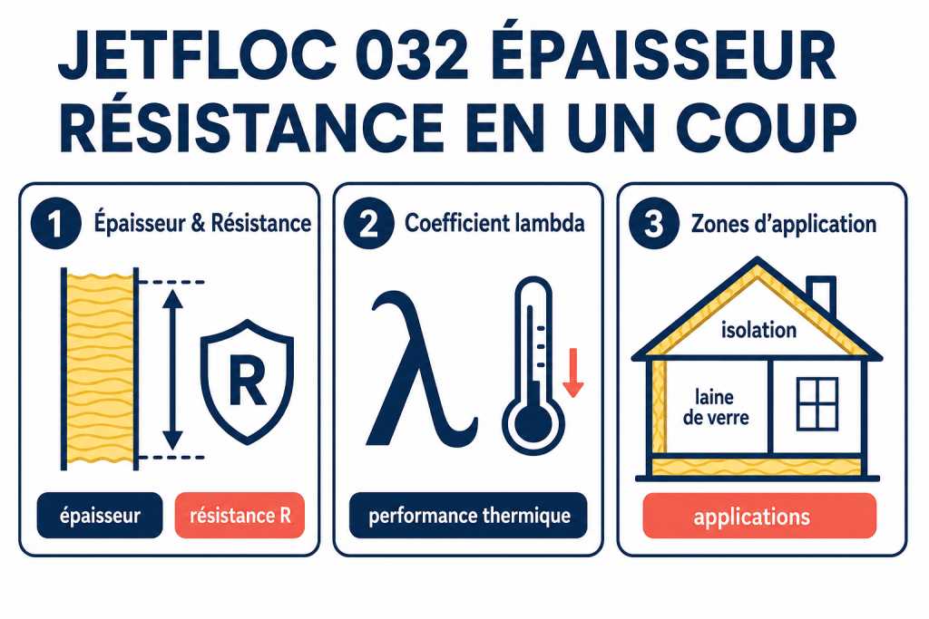 Jetfloc 032 épaisseur résistance en un coup