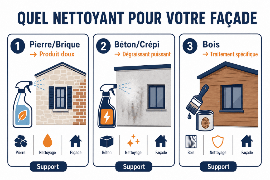 Quel nettoyant pour votre façade